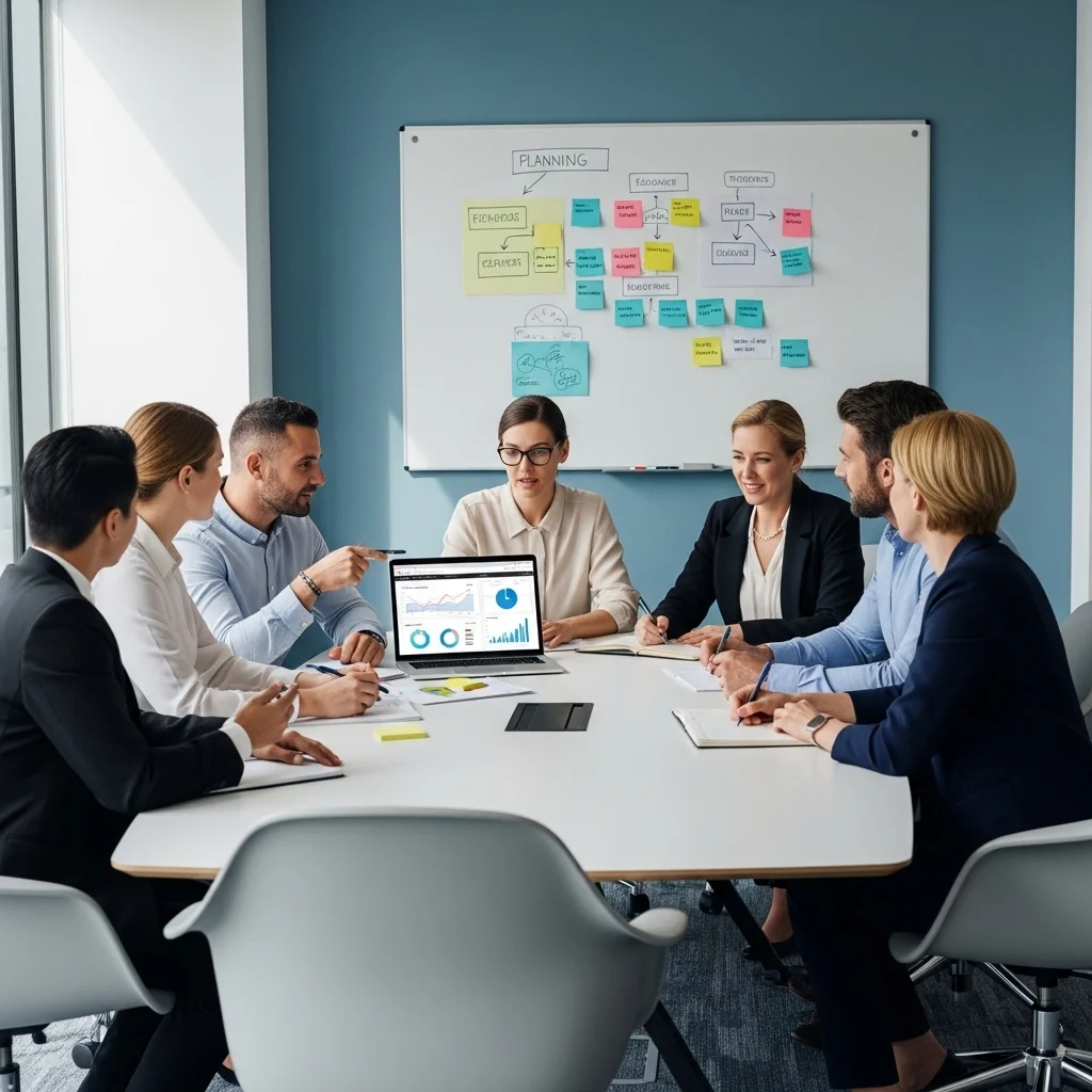 BRITBEN web design strategy planning meeting for website development requirements