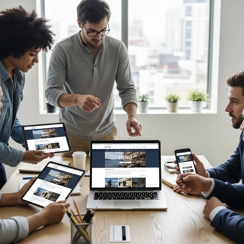 BRITBEN web design testing and website optimisation across multiple devices