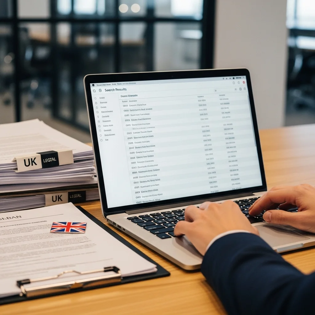 UK trademark availability search on Intellectual Property Office database