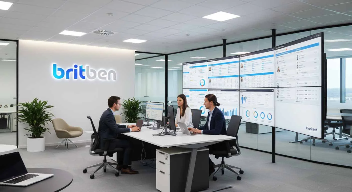 Britben PeopleSoft developer outsourcing services with enterprise HR and payroll dashboard analytics
