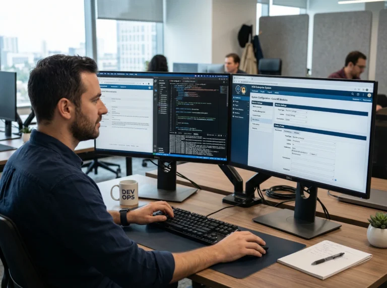 Britben PeopleSoft support and customization services with developer configuring enterprise HR payroll system and enhancements