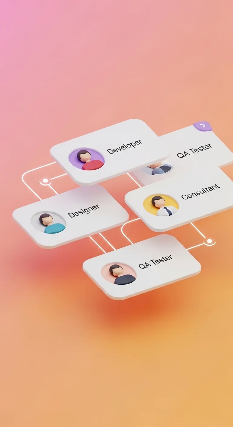 Britben engineering and outsourcing team with multiple technical roles collaborating